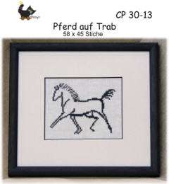Pferd auf Trab - Stickpackung