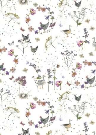 Landhausromantik - Baumwollstoff