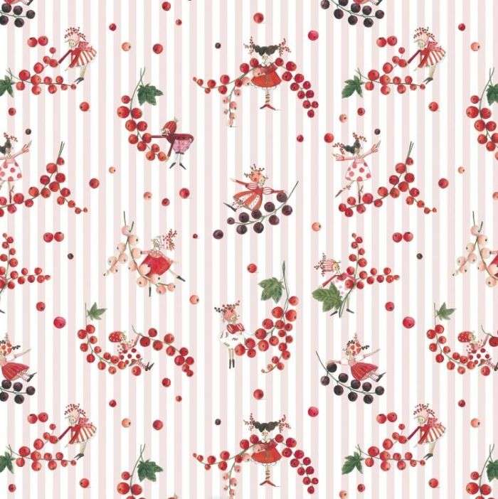 Johannesbeertanz - Baumwollstoff