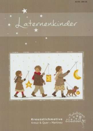Laternenkinder - Stickanleitung